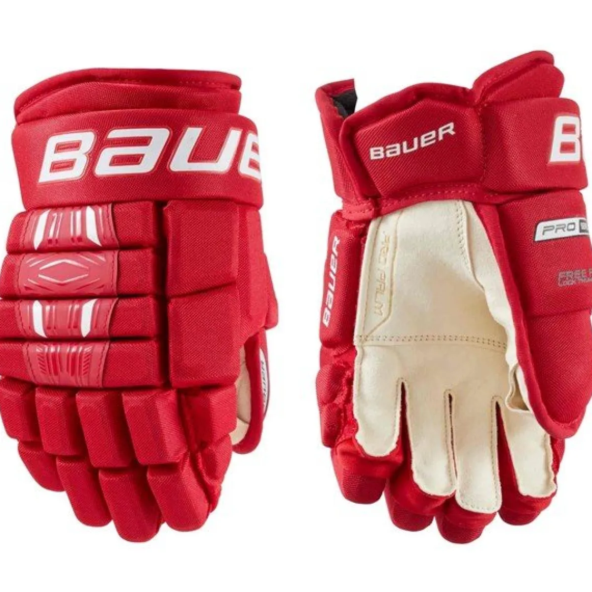 Hockey Gloves Bauer^BAUER Gloves Pro Series Jr Red