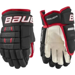 Hockey Gloves Junior^BAUER Gloves Pro Series Jr Black/Red
