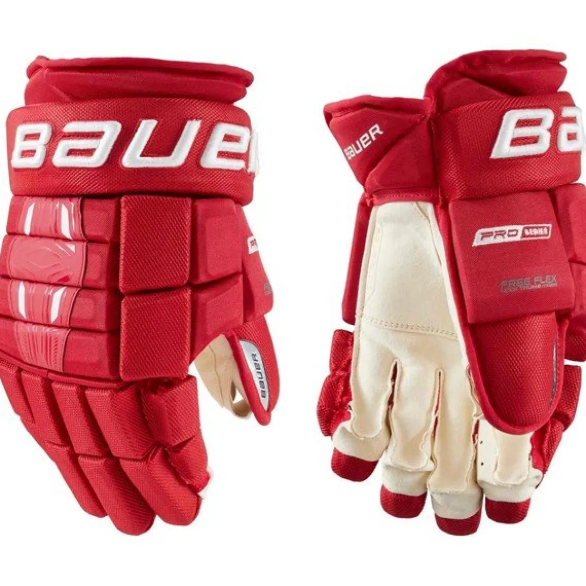 Hockey Gloves Senior^BAUER Gloves Pro Series Sr Red