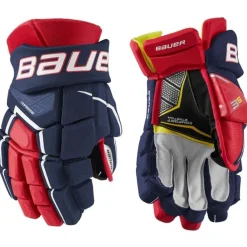Hockey Gloves Bauer^BAUER Gloves Supreme 3S Int Navy/Red/White