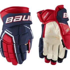 Hockey Gloves Senior^BAUER Gloves Supreme 3S Pro Sr Navy/Red/White