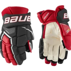 Hockey Gloves Bauer^BAUER Gloves Supreme 3S Pro Sr Black/Red