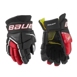 Hockey Gloves Senior^BAUER Gloves Supreme 3S Sr Black/Red
