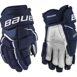 Hockey Gloves Senior^BAUER Gloves Supreme Ultrasonic Sr Navy