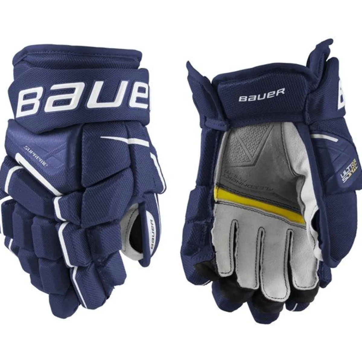 Hockey Gloves Bauer^BAUER Gloves Supreme Ultrasonic Jr Navy