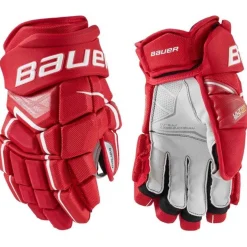 Hockey Gloves Bauer^BAUER Gloves Supreme Ultrasonic Int Red