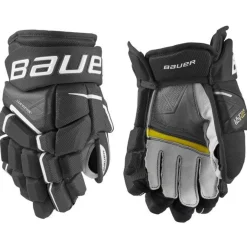 Hockey Gloves Bauer^BAUER Gloves Supreme Ultrasonic Jr Black/White