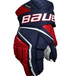 Hockey Gloves Intermediate^BAUER Gloves Vapor Hyperlite Int Navy/Red/White