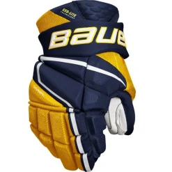 Hockey Gloves Bauer^BAUER Gloves Vapor Hyperlite Jr Navy/Gold