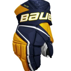 Hockey Gloves Bauer^BAUER Gloves Vapor Hyperlite Int Navy/Gold