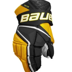 Hockey Gloves Intermediate^BAUER Gloves Vapor Hyperlite Int Black/Gold