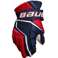 Hockey Gloves Intermediate^BAUER Gloves Vapor 3X Pro Int Navy/Red/White
