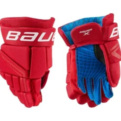 Hockey Gloves Bauer^BAUER Gloves X Yth Red