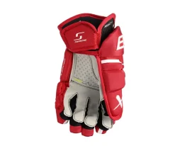 Hockey Gloves Intermediate^BAUER Hockey Gloves Supreme Mach Int Red