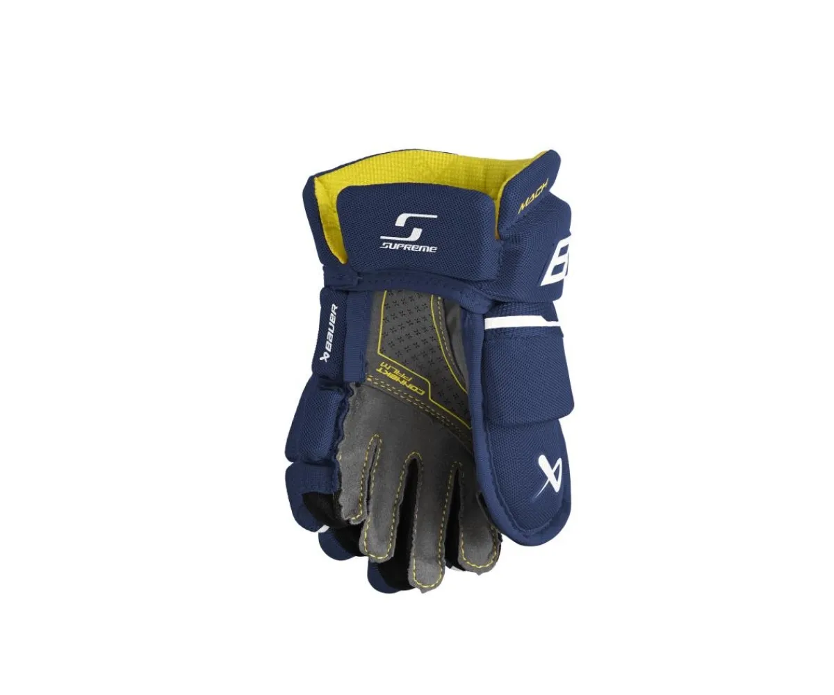 Hockey Gloves Children (Yth)^BAUER Hockey Gloves Supreme Mach Yth Navy