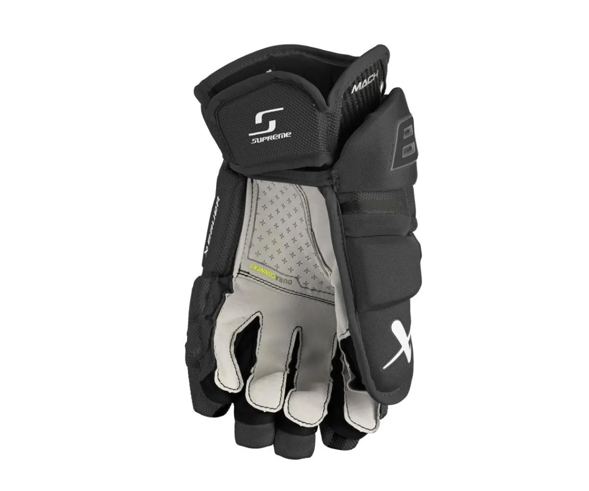 Hockey Gloves Senior^BAUER Hockey Gloves Supreme Mach Sr Black