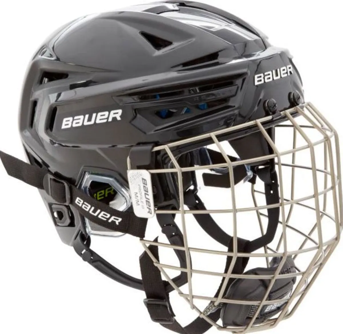 Hockey Helmets With Bars^BAUER Hockey Helmet Re-Akt 150 Combo Black