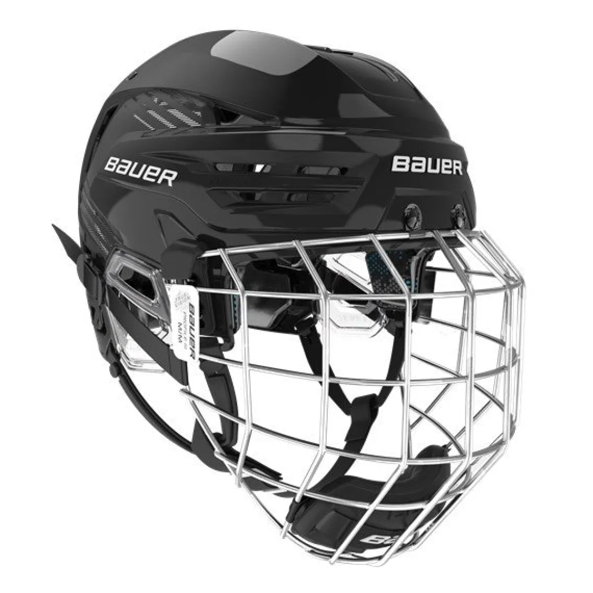 Hockey Helmets With Bars^BAUER Hockey Helmet Re-Akt 85 Combo Black