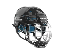 Hockey Helmets With Bars^BAUER Hockey Helmet Re-Akt 65 Combo Black