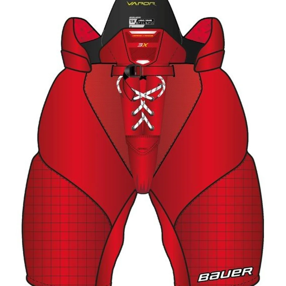 Hockey Pants^BAUER Hockey Pant Vapor 3X Sr Red