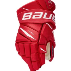 Hockey Gloves Bauer^BAUER Vapor 2X Gloves - Sr Red