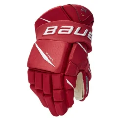 Hockey Gloves Senior^BAUER Vapor 2X Team Glove - Sr Red