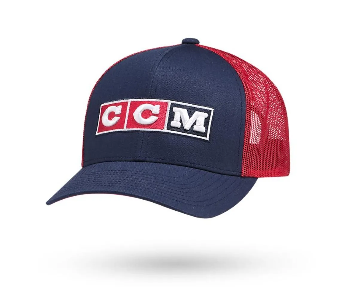 Ccm Cap The Flag Meshback Trucker Team