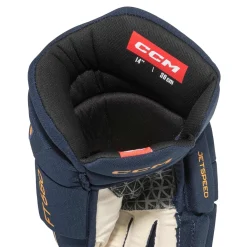 Hockey Gloves Senior^CCM Glove Jetspeed 680 Sr Navy/Yellow