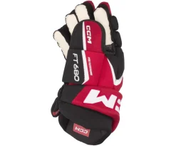 Hockey Gloves Ccm^CCM Glove Jetspeed 680 Sr Black/Red/White