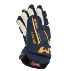 Hockey Gloves Ccm^CCM Glove Jetspeed 680 Sr Navy/Yellow