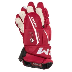 Hockey Gloves Junior^CCM Glove Jetspeed Ft6 Jr Red/White