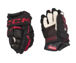 Hockey Gloves Junior^CCM Glove Jetspeed Ft6 Jr Black/Red