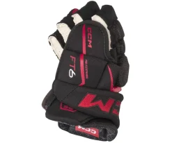 Hockey Gloves Ccm^CCM Glove Jetspeed Ft6 Jr Black/Red