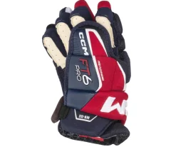 Hockey Gloves Junior^CCM Glove Jetspeed Ft6 Pro Jr Navy/Red/White
