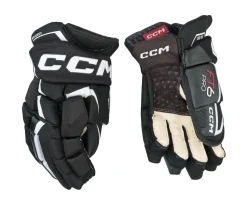 Hockey Gloves Ccm^CCM Glove Jetspeed Ft6 Pro Sr Black/White
