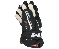 Hockey Gloves Ccm^CCM Glove Jetspeed Ft6 Sr Black/White