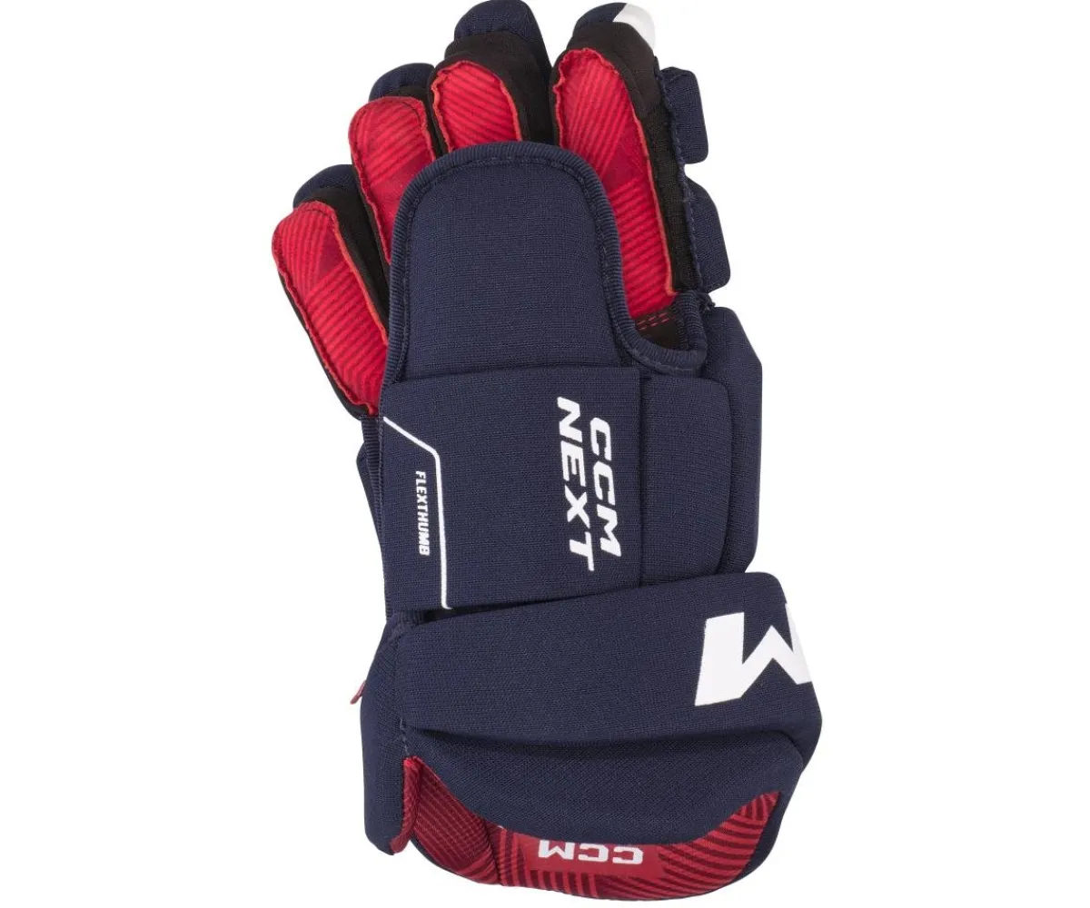 Hockey Gloves Junior^CCM Glove Next Jr Navy/White