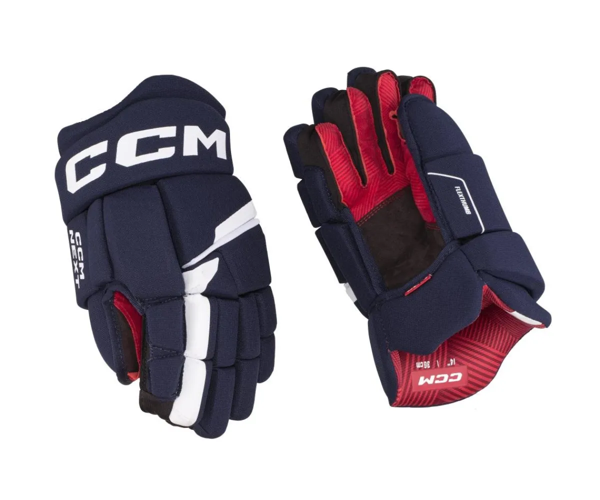 Hockey Gloves Children (Yth)^CCM Glove Next Yth Navy/White
