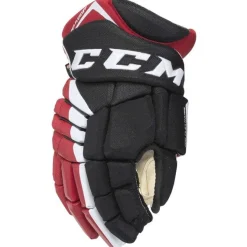 Hockey Gloves Ccm^CCM Gloves Jetspeed Ft4 Jr Black/Red/White