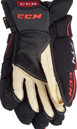 Hockey Gloves Ccm^CCM Gloves Jetspeed Ft4 Sr. Black/Red/White