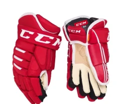 Hockey Gloves Ccm^CCM Gloves Tacks 4 Roll Pro 2 Sr Red