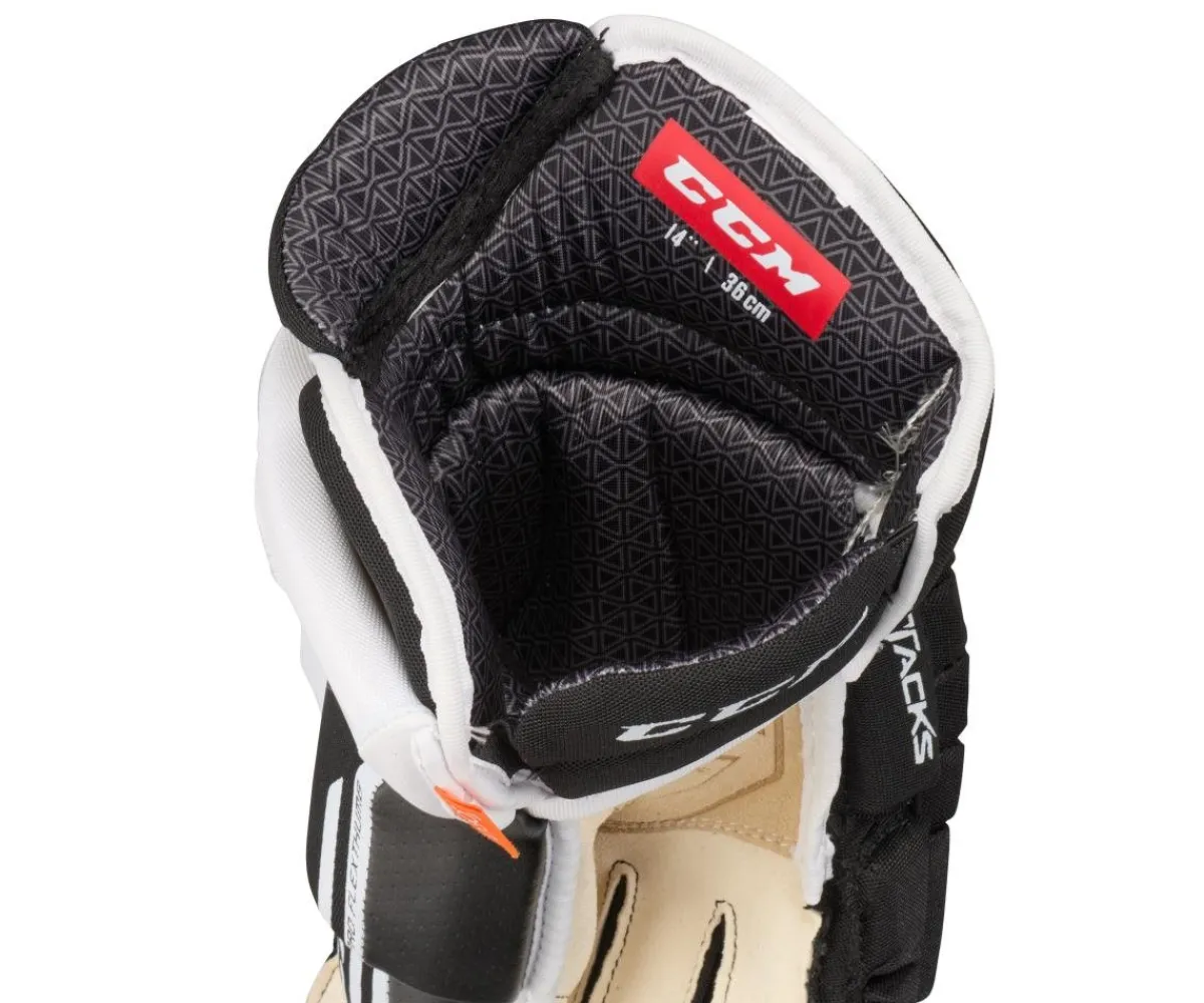 Hockey Gloves Senior^CCM Gloves Tacks 4 Roll Pro 2 Sr Black/White