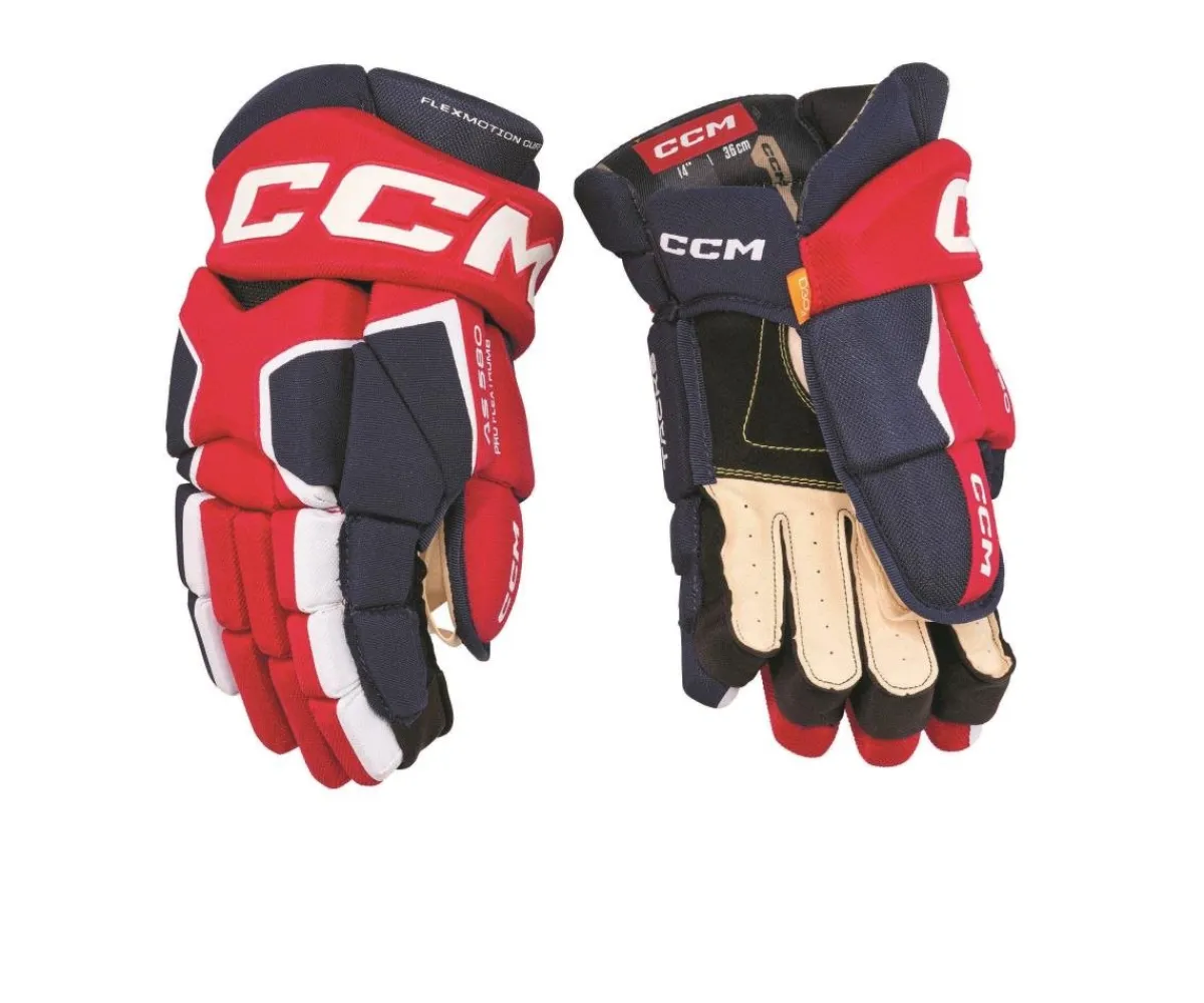 Hockey Gloves Senior^CCM Gloves Tacks As 580 Sr Navy/Red/White