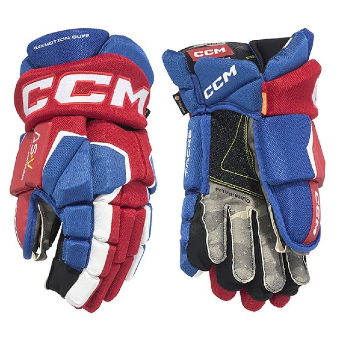Hockey Gloves Junior^CCM Gloves Tacks As-V Jr Royal/Red/White