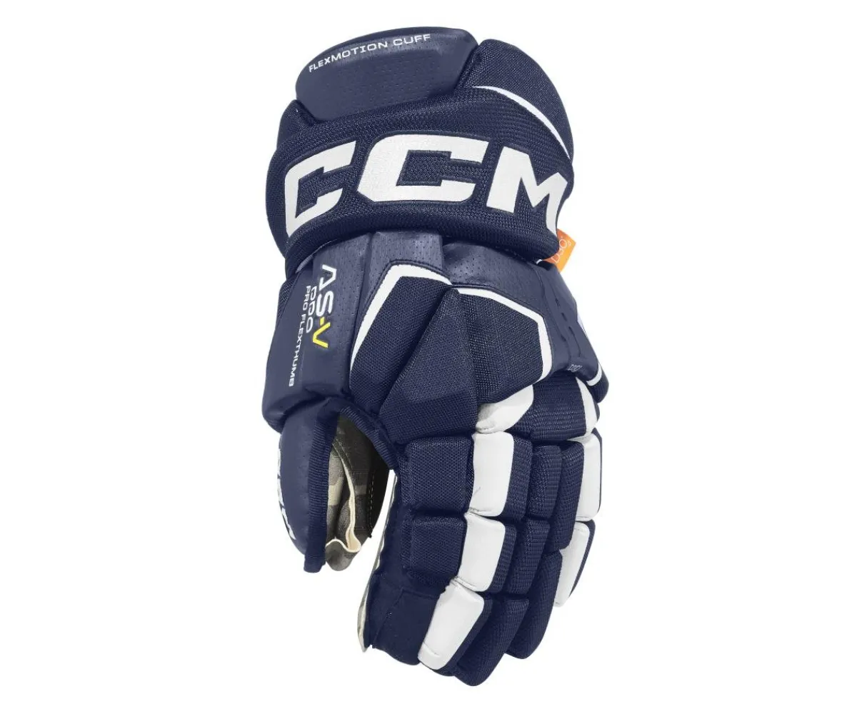 Hockey Gloves Senior^CCM Gloves Tacks As-V Pro Sr Navy/White