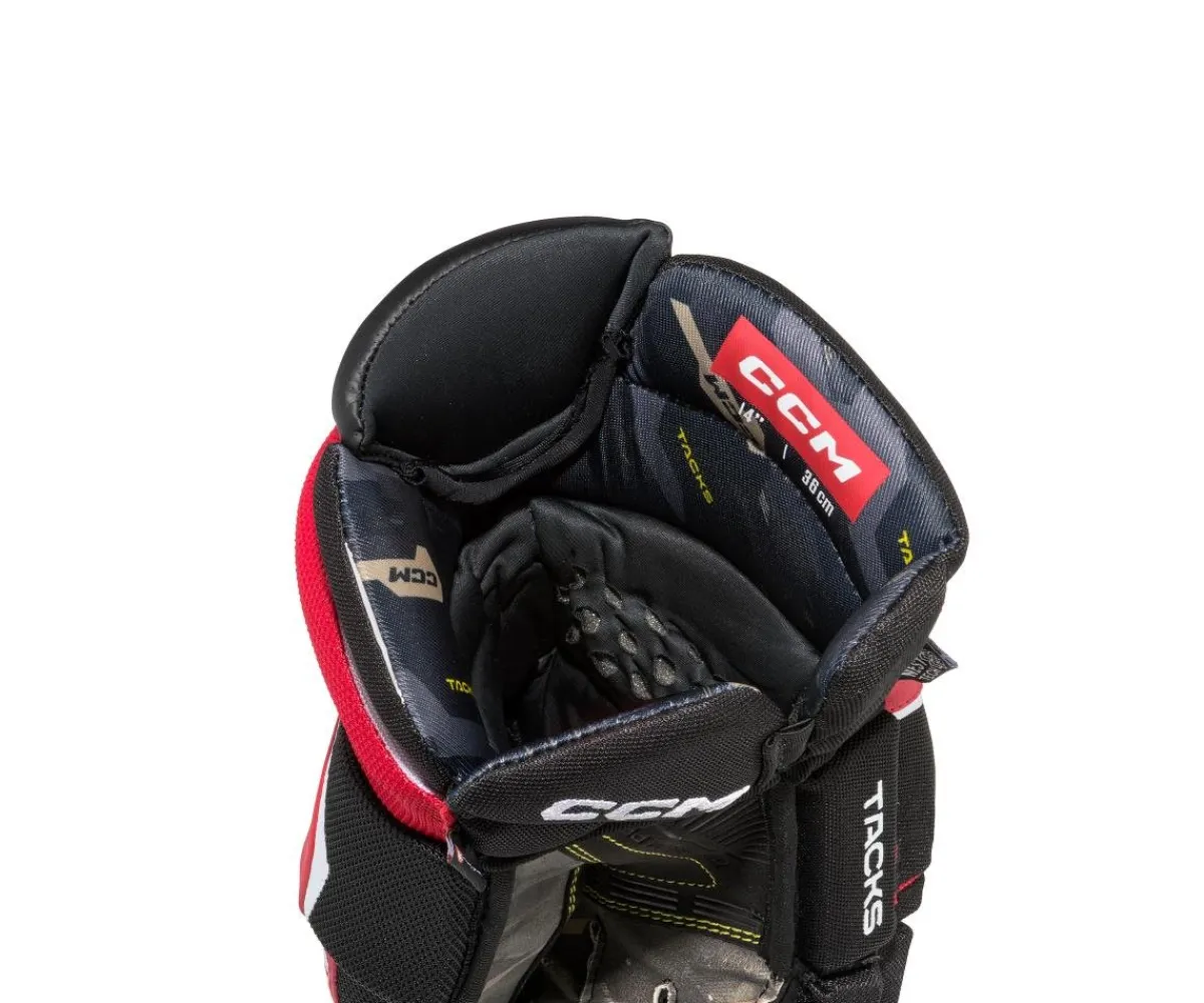 Hockey Gloves Ccm^CCM Gloves Tacks As-V Pro Sr Black/Red/White