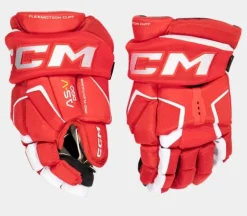 Hockey Gloves Senior^CCM Gloves Tacks As-V Sr Red/White