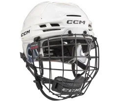 Hockey Helmets With Bars^CCM Hockey Helmet Tacks 720 Combo White