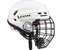 Hockey Helmets With Bars^CCM Hockey Helmet Tacks 720 Combo White