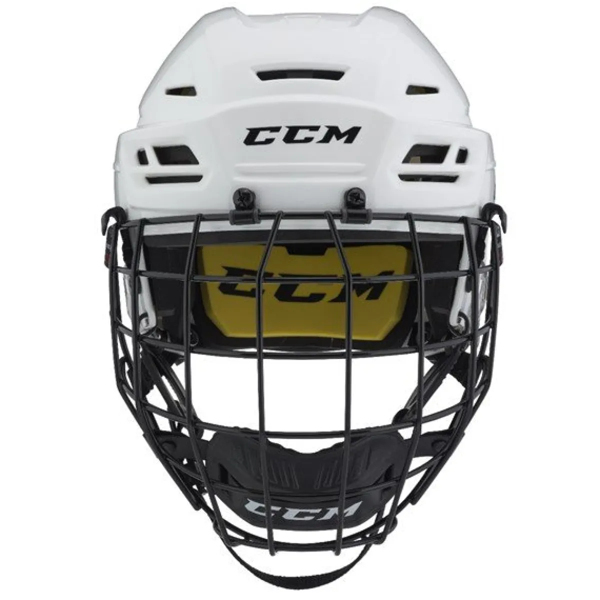 Hockey Helmets With Bars^CCM Hockey Helmet Tacks 210 Combo White